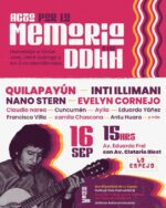 Este 16 de septiembre se realizará el Acto por la Memoria y los Derechos Humanos: Homenaje a Víctor Jara, Littré Quiroga y los 3 no identificados Este 16 de septiembre se realizará el Acto por la Memoria y los Derechos Humanos: Homenaje a Víctor Jara, Littré Quiroga y los 3 no identificados