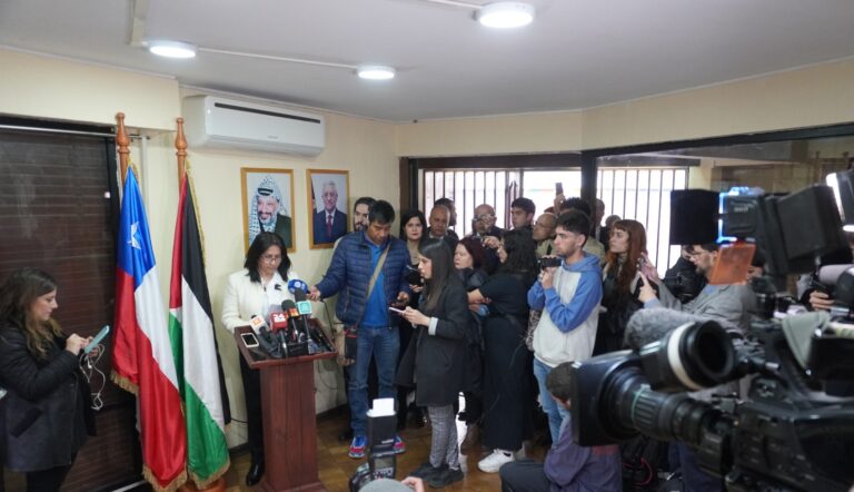 Embajadora de Palestina en Chile: “Instamos al Consejo de Seguridad y a todas las naciones amantes de la paz a que actúen ahora”