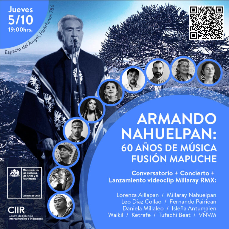 Encuentro artístico por Armando Nahuelpán se realiza hoy jueves en el centro de Santiago
