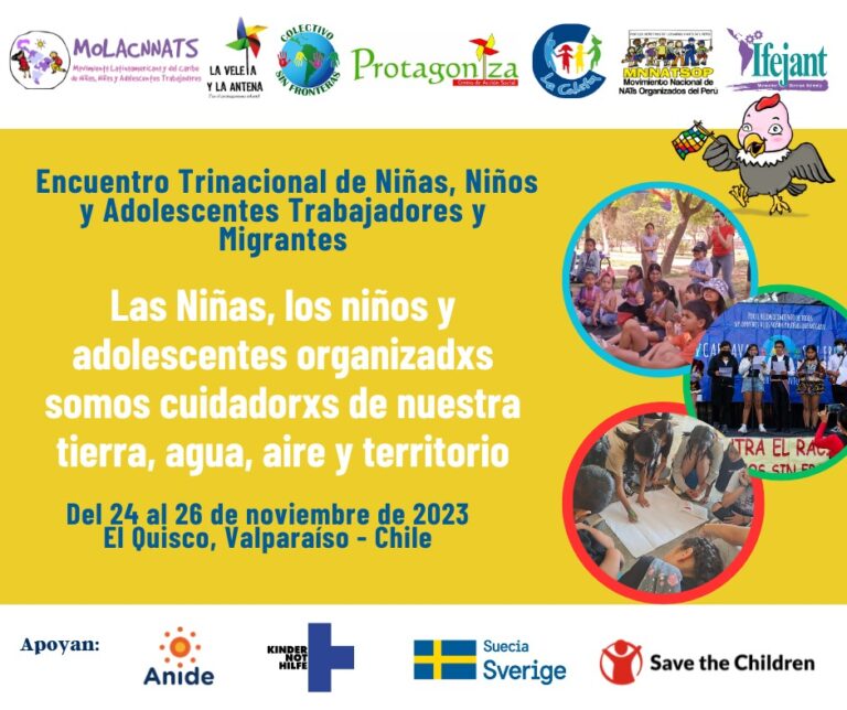 Niñas, niños y adolescentes de Chile, Perú y Argentina discutirán sobre el cambio climático