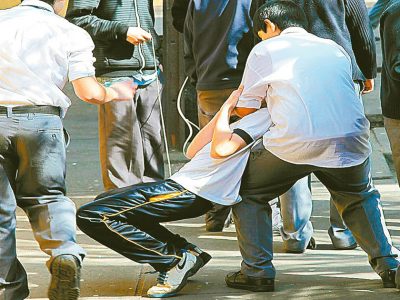 La violencia se instaló en las salas de clases