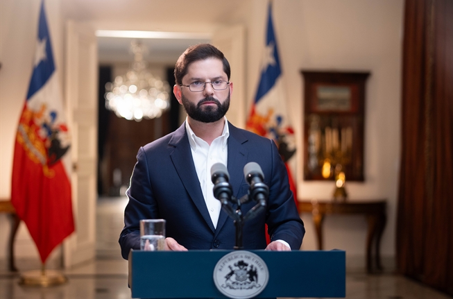 Presidente Boric anuncia hitos principales de Ley de Presupuesto 2024