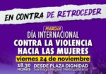 Red Chilena Contra la Violencia hacia las Mujeres convoca a marchar este viernes 24 de noviembre Red Chilena Contra la Violencia hacia las Mujeres convoca a marchar este viernes 24 de noviembre