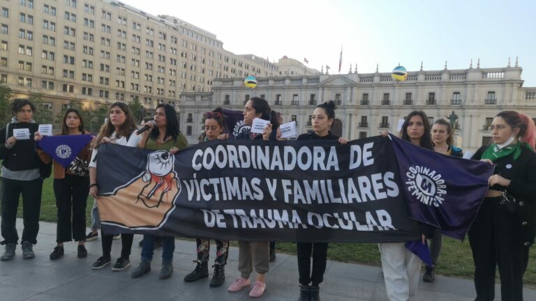 Coordinadora de Familiares y Víctimas de Trauma Ocular: “El presidente está haciendo lo que la derecha quiere”