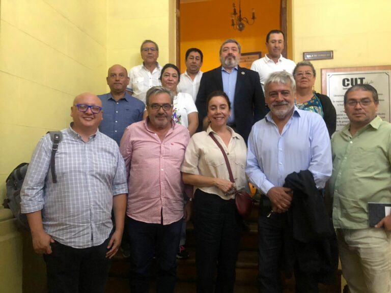 CUT se reunió con dirigentes de Centrales de Trabajadores argentinos en el marco de las movilizaciones sociales de ambos países