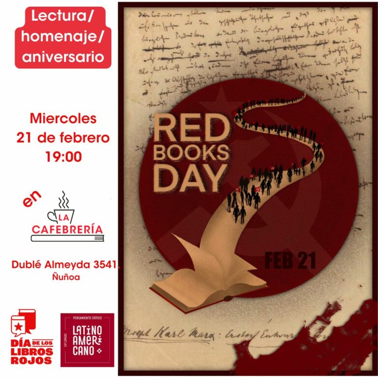 La Cafebrería invita a conmemorar los 176 años del Manifiesto Comunista