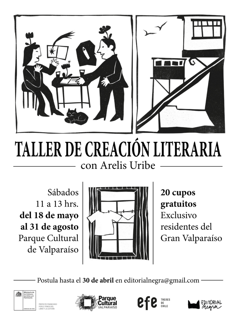 Convocan a residentes del Gran Valparaíso a taller literario gratuito con la escritora Arelis Uribe