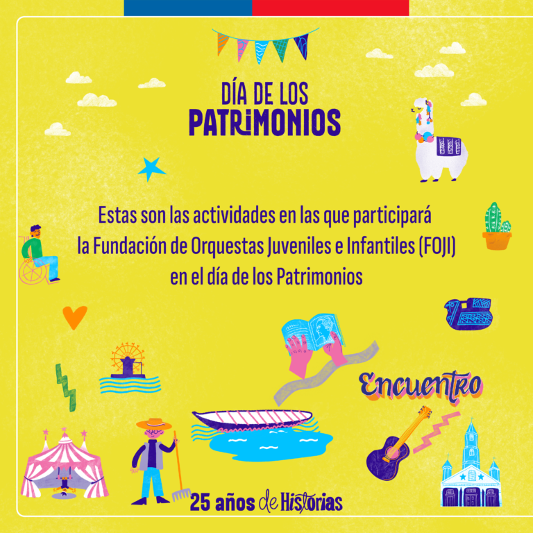 FOJI Orquestas Juveniles es parte del Día de los Patrimonios 2024