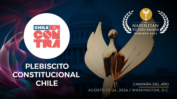 Otro triunfo del “En Contra”: Nominación internacional a campaña chilena en los Napolitan Victory Awards