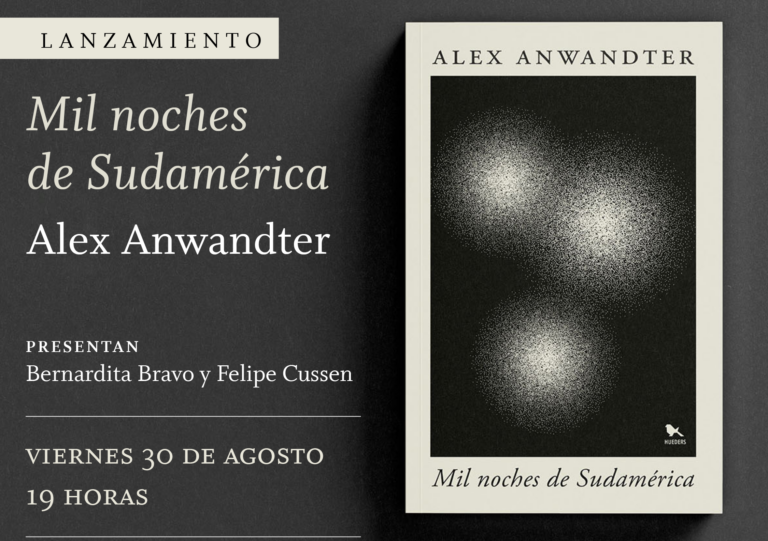 Alex Anwandter publica su primer libro de poesía  “Mil noches de Sudámerica”