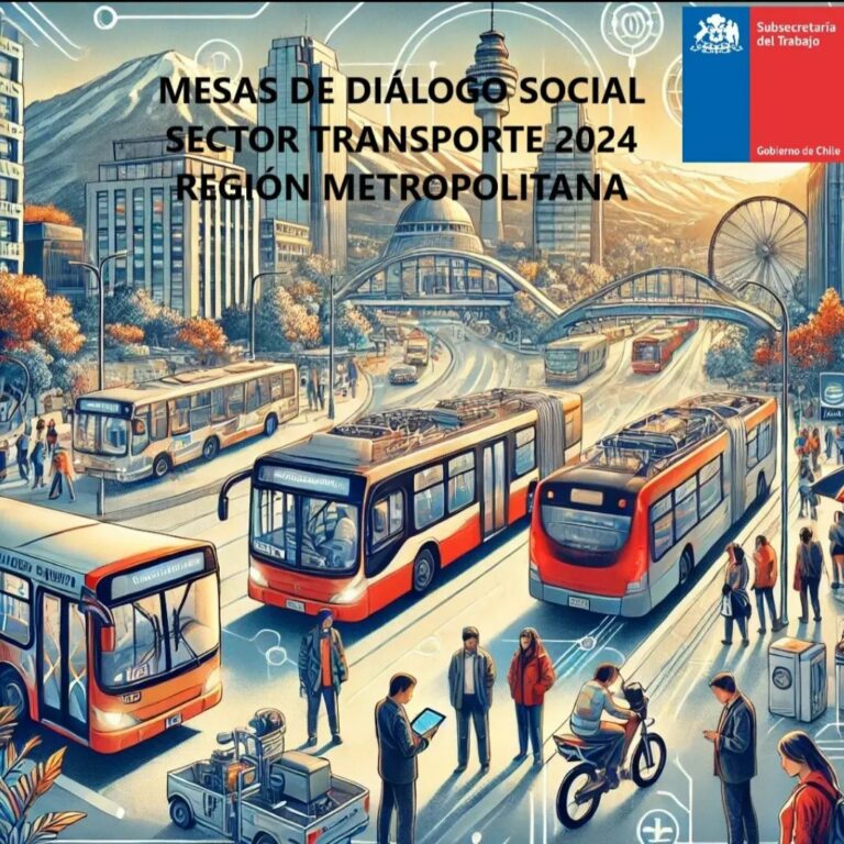 Mesa de diálogo social convoca a actores del transporte en la Región Metropolitana