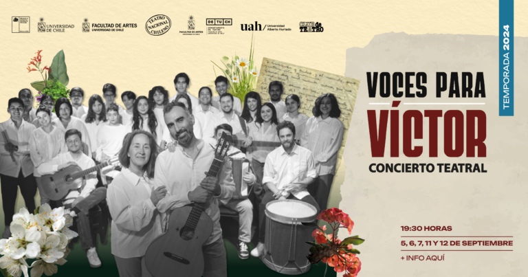 Concierto teatral “Voces para Víctor”: Un emotivo homenaje a Víctor Jara en el Teatro Nacional Chileno