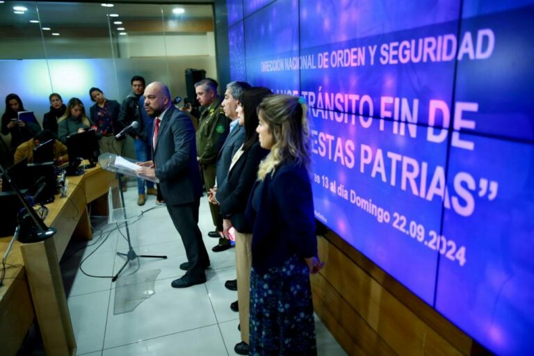 Gobierno entregó balance de seguridad y tránsito durante días de Fiestas Patrias: Duras cifras