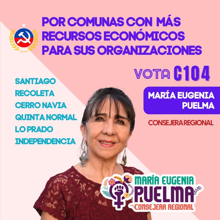 [Podcast] María Eugenia Puelma, Core Comunista en la RM, va por la reelección