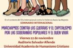 25N: Marcha Mundial de Mujeres organiza seminario internacional en el marco del Día contra la Violencia hacia la Mujer 25N: Marcha Mundial de Mujeres organiza seminario internacional en el marco del Día contra la Violencia hacia la Mujer