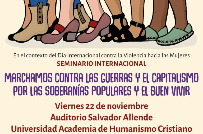 25N: Marcha Mundial de Mujeres organiza seminario internacional en el marco del Día contra la Violencia hacia la Mujer