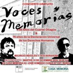Casa de Memoria José Domingo Cañas tendrá concierto de música y memoria en el día de los DDHH Casa de Memoria José Domingo Cañas tendrá concierto de música y memoria en el día de los DDHH