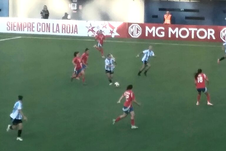 Femenina de Chile perdió ante Argentina