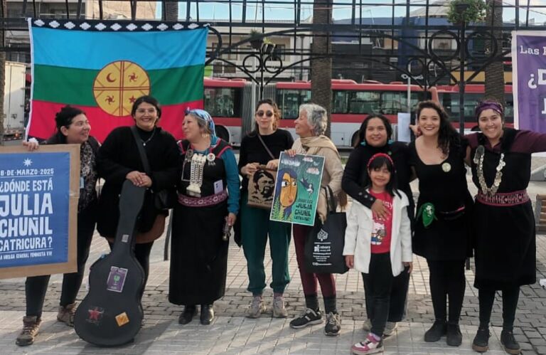 Acto político cultural se realiza en Puente Alto por defensora ambiental desaparecida: “Seguiremos preguntando ¿Dónde está Julia Chuñil?”