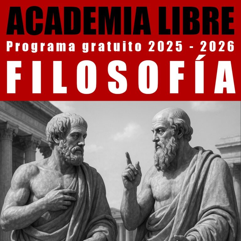 Academia Libre abre inscripciones para cursos gratuitos de filosofía, literatura y física