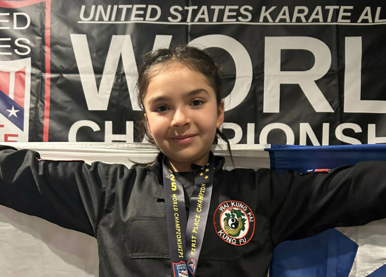 Camila Pérez, Bicampeona en Kung Fu