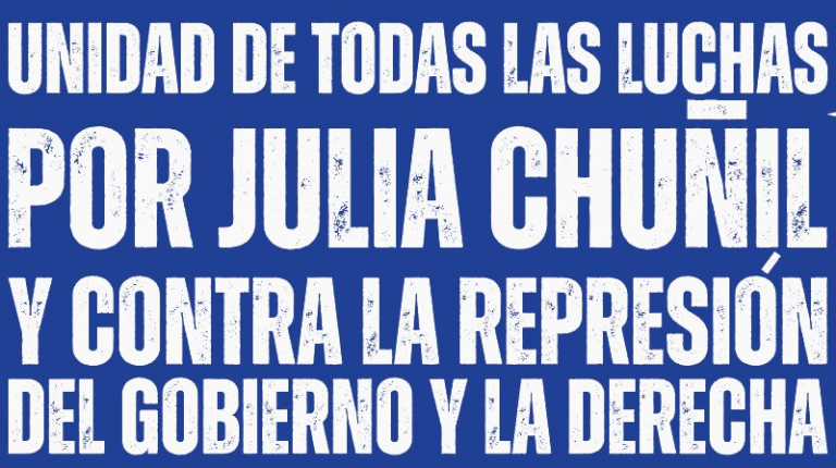 Más de cinco mil personas exigen al gobierno verdad y justicia por Julia Chuñil