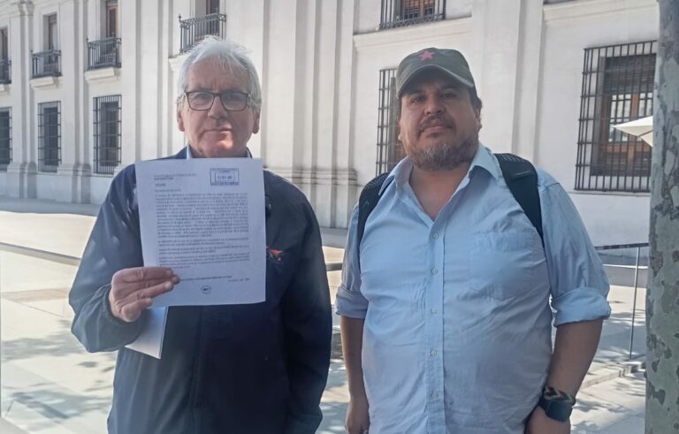 Movimiento de Solidaridad con Cuba en Chile entrega solicitud al Presidente Boric en apoyo al pueblo cubano afectado por el huracán Melissa