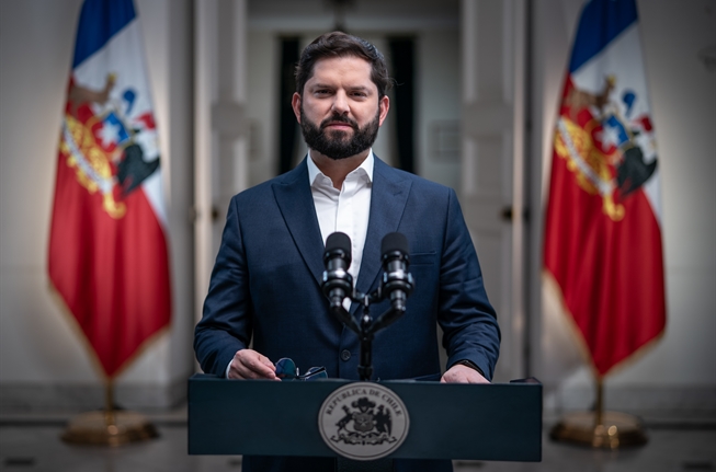 Presidente de la República Gabriel Boric Font realiza Cadena Nacional por presentación de Ley de Presupuesto 2026