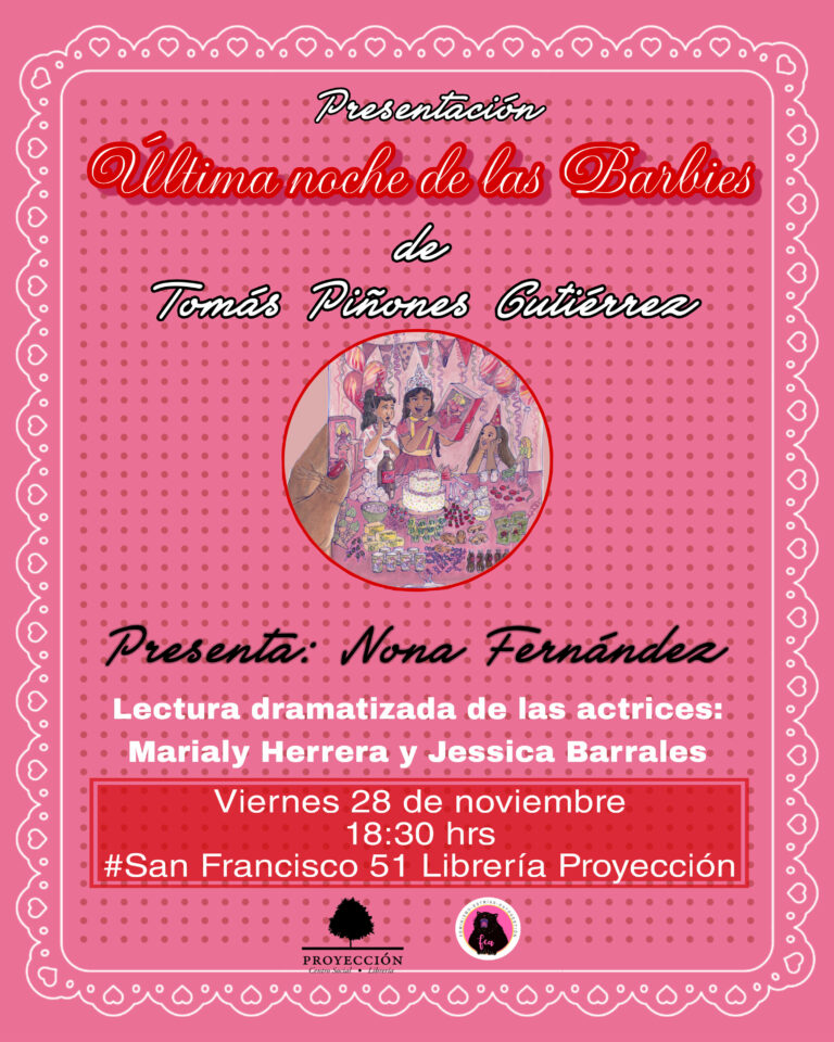 Muñecas, desierto y mandatos sociales: lanzan libro del primer lugar categoría dramaturgia de Mejores Obras Literarias 