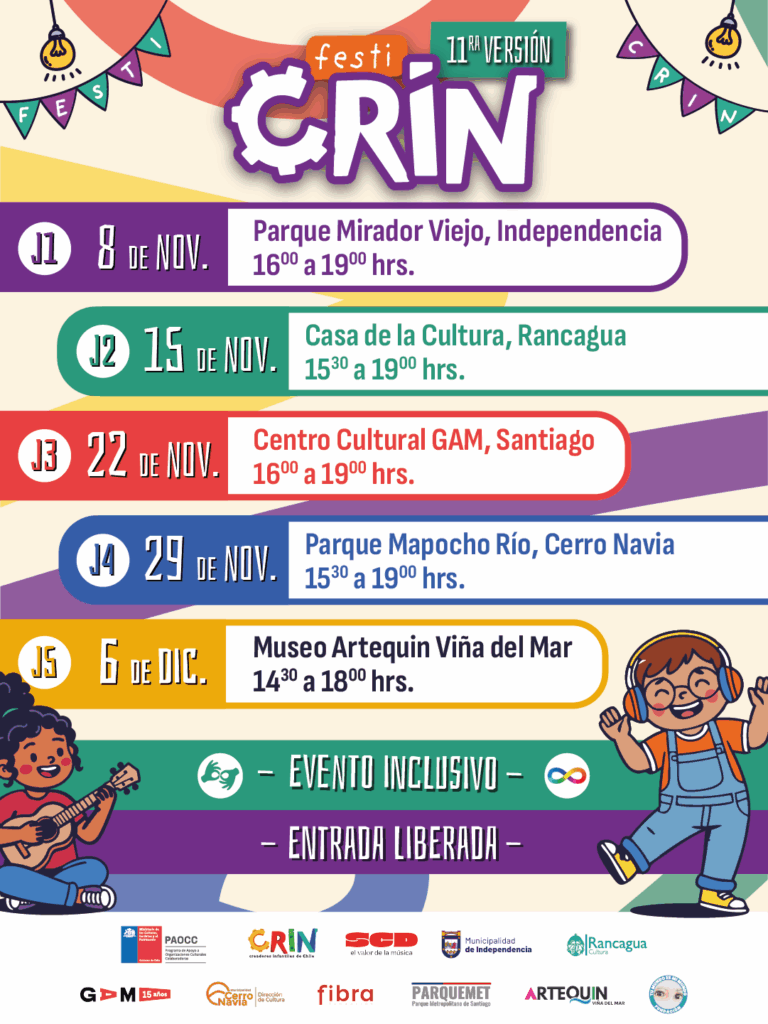 FestiCRIN 2025: 10 años haciendo vibrar a las familias con música infantil