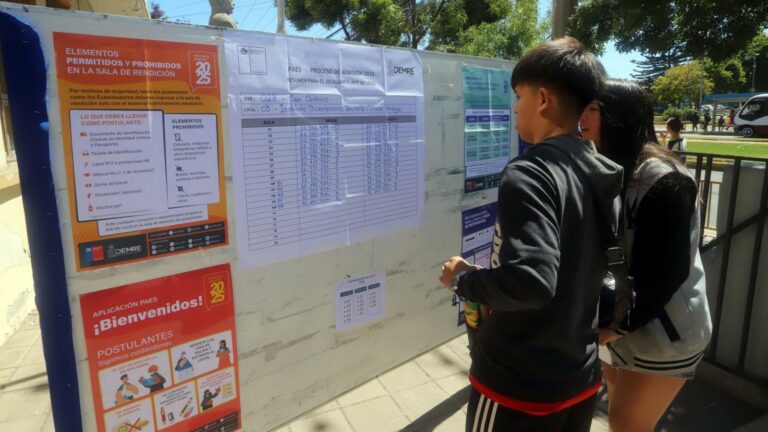 El lunes 1 de diciembre comienza la rendición de la PAES Regular 2025, Admisión 2026