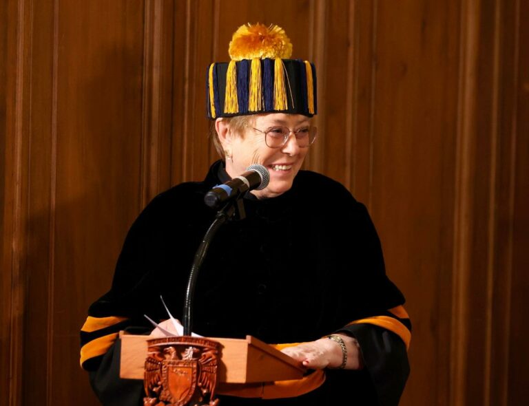 Michelle Bachelet recibe Doctorado Honoris Causa de la UNAM