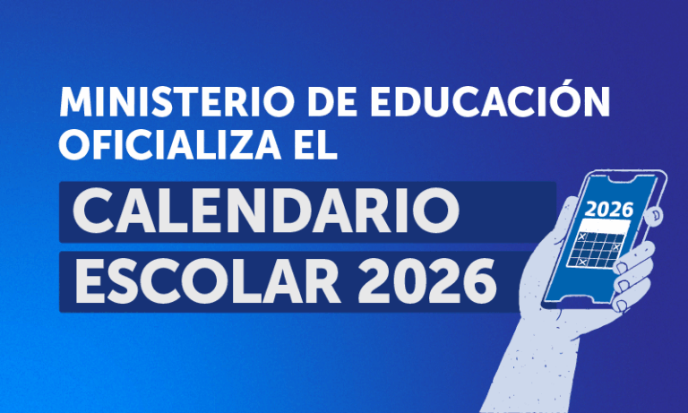 Ministerio de Educación oficializa el calendario escolar 2026