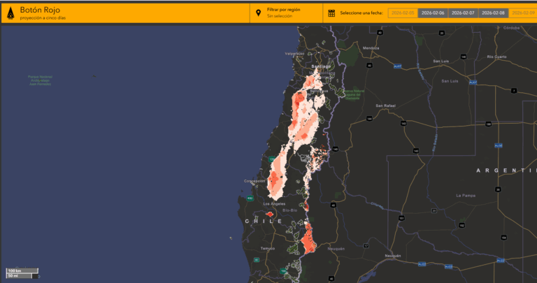 Botón Rojo: CONAF refuerzan monitoreo ante riesgo de incendios forestales
