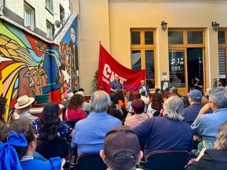CUT conmemoró 73 años de historia, unidad y lucha del movimiento sindical chileno