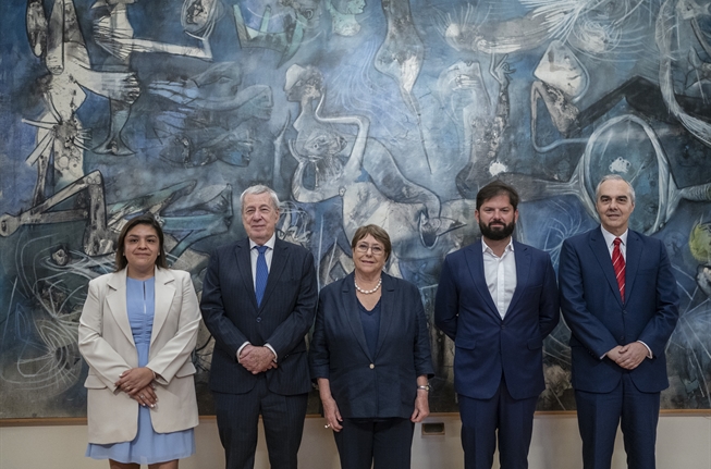 Presidente Gabriel Boric oficializa candidatura de Michelle Bachelet a la Secretaría General de la ONU con respaldo de Brasil y México