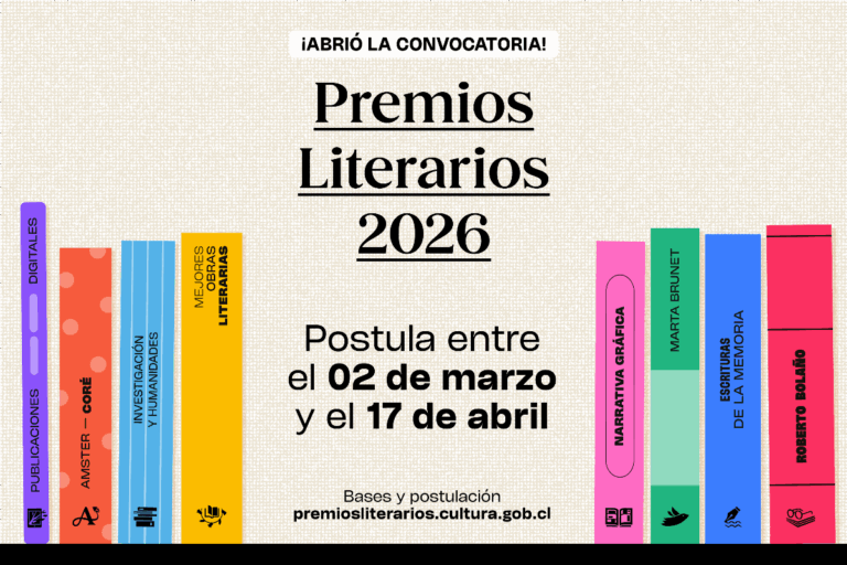 A 20 años del Premio Roberto Bolaño: se abre convocatoria de los Premios Literarios 2026