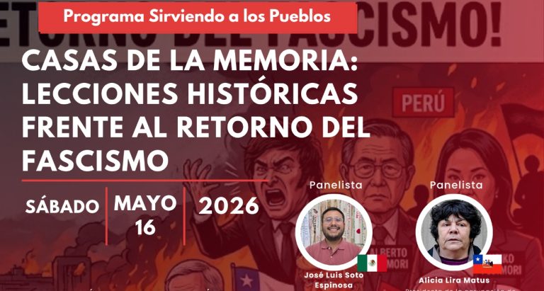 Casas de memoria de América Latina se dan cita en el programa de Streaming “Sirviendo a los Pueblos”