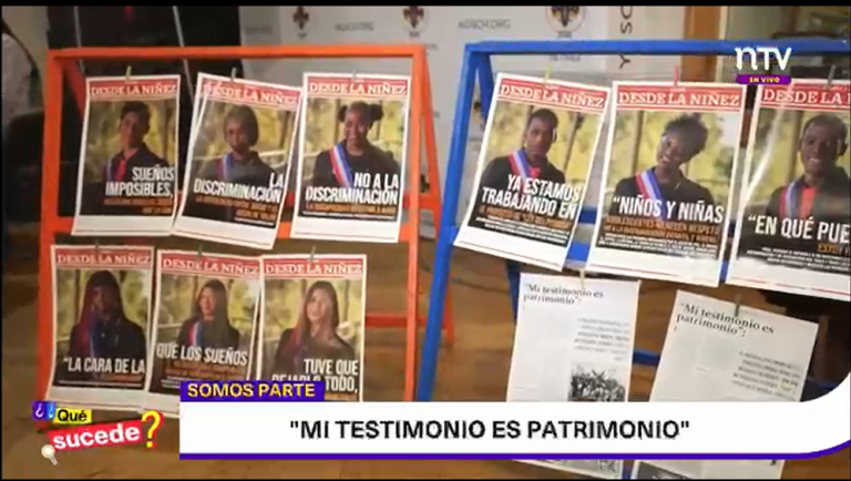Estudiantes convierten sus testimonios sobre derechos de la niñez en patrimonio cultural