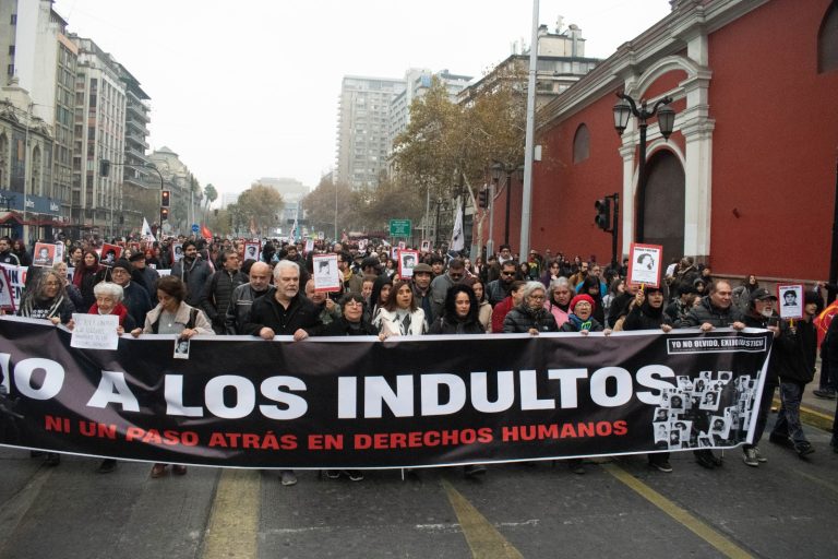 Convocados en Marcha por los DD.HH llaman a seguir en las calles en contra de los retrocesos de Kast