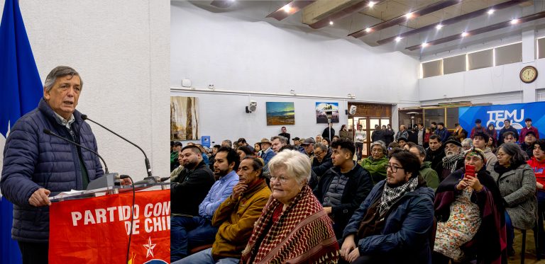 Presidente del PC de Chile encabeza conmemoración de los 114 años del partido en La Araucanía