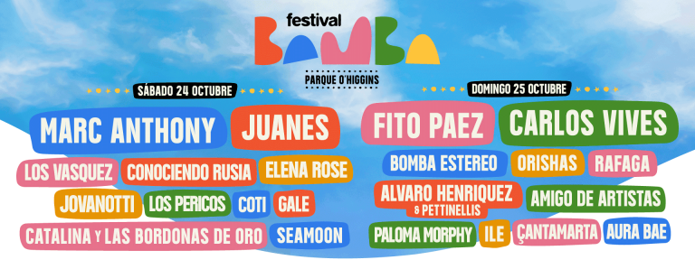 Festival Bamba llega al Parque O’Higgins con dos jornadas dedicadas a la música latinoamericana