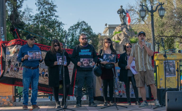 Actividad en plaza Yungay recordó a las víctimas de la represión del Estallido Social